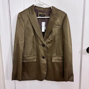 j.crew olive khaki colored blazer